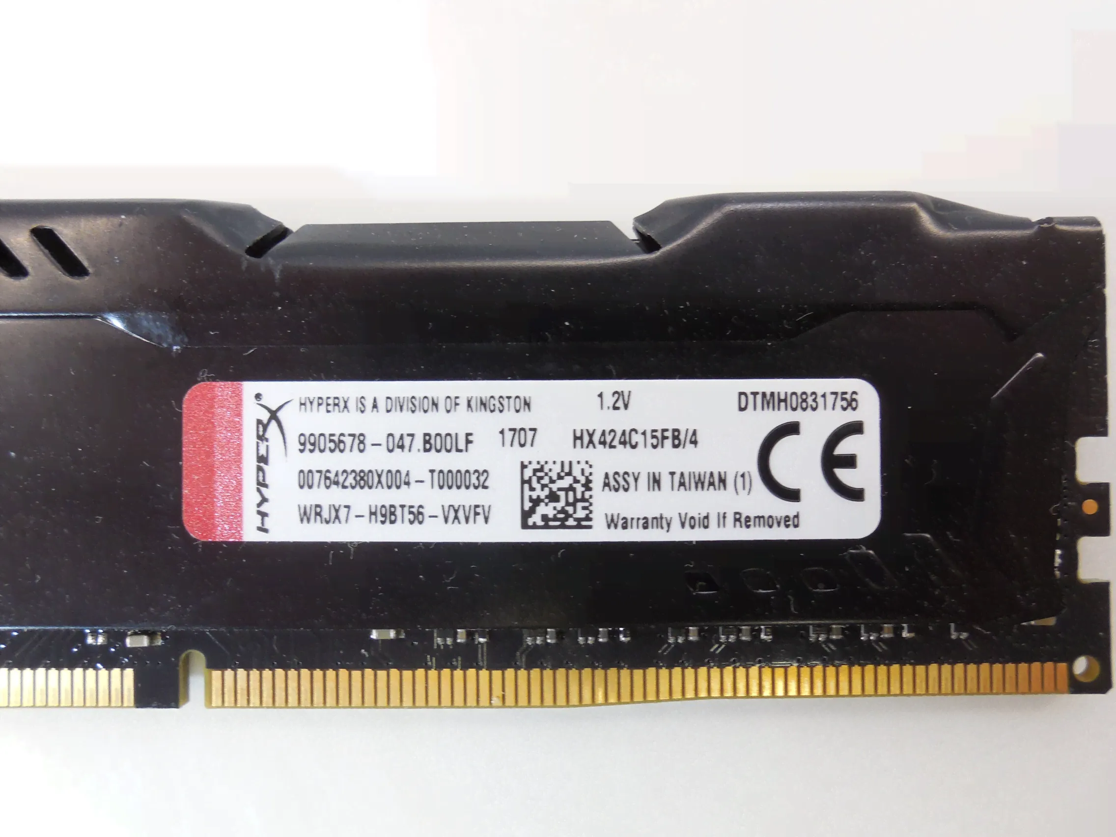 Оперативная память DDR4 4Gb HyperX HX424C15FB/4