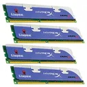 Модуль памяти DIMM 16Gb 4x4Gb KIT DDR3 PC12800 1600MHz Kingston HyperX (KHX1600C9D3K4/16GX)