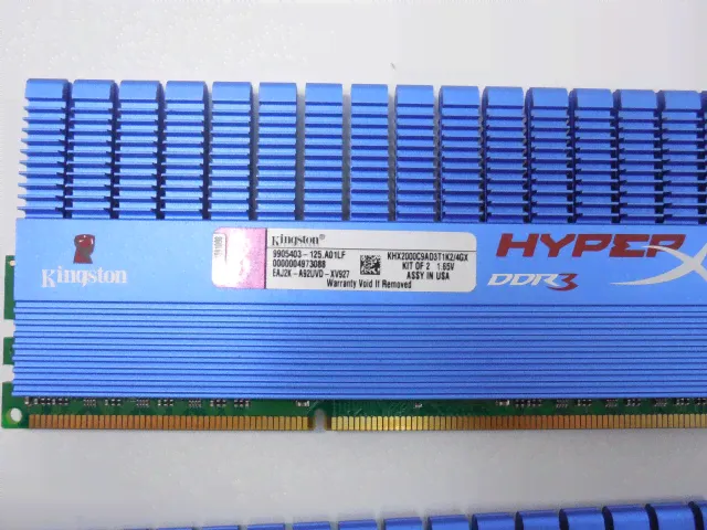 Оперативная память DDR3 Kingston HyperX 2x2Gb