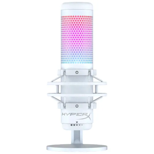 Игровой микрофон для компьютера HyperX Quadcast S White-0