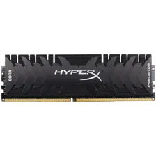 Модуль памяти DIMM 8Gb DDR4 PC19200 2400MHz Kingston HyperX Predator Black CL12 (HX424C12PB3/8)
