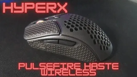 HyperX Pulsefire Haste Wireless Unboxing and Grip Tape Install