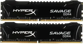 Модуль памяти KINGSTON HyperX Savage Black HX426C13SB2K2/16 DDR4 - 2x 8Гб 2666, DIMM, Intel XMP