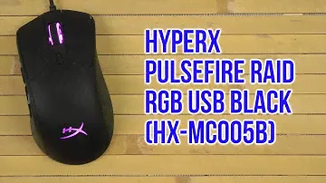 Распаковка HyperX Pulsefire Raid RGB USB Black HX-MC005B