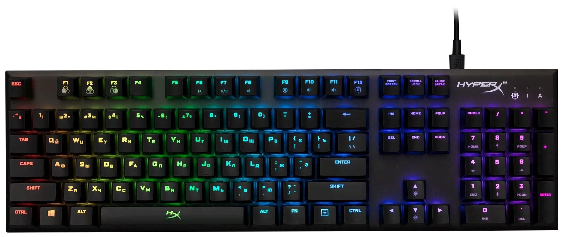 Игровая клавиатура HyperX Alloy FPS RGB Black USB Kailh