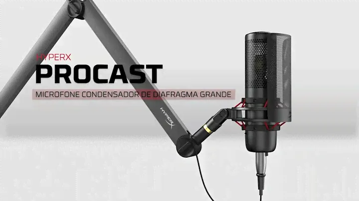Microfone HyperX ProCast