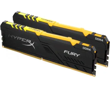 Модуль памяти Kingston 16Gb (2x8Gb) 3200MHz DDR4 HyperX FURY RGB (HX432C16FB3AK2/16)-0